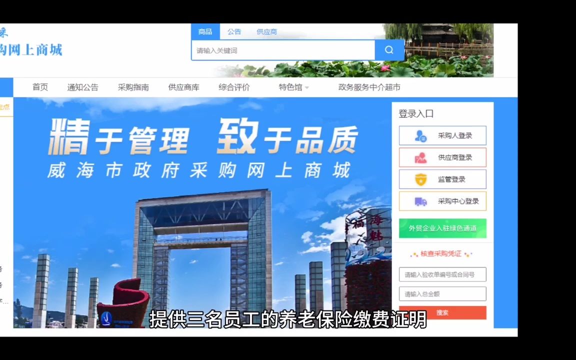 线上无纸化政府采购网上商城对接怎么入围?哔哩哔哩bilibili