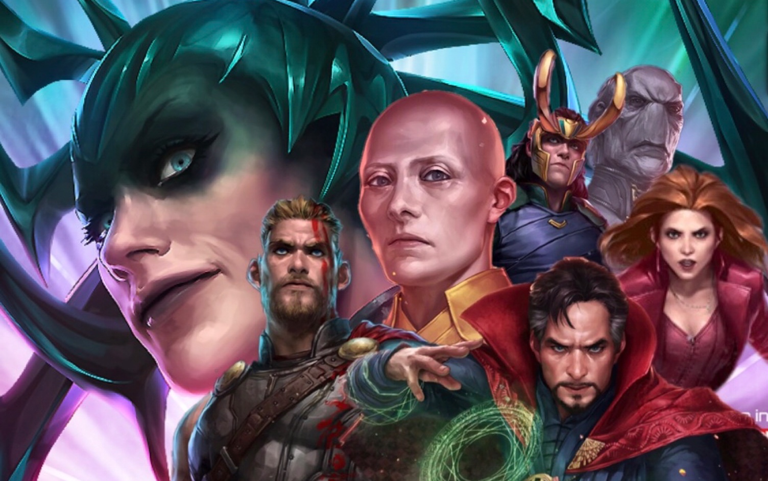 【漫威法师组全员混剪】battle royale