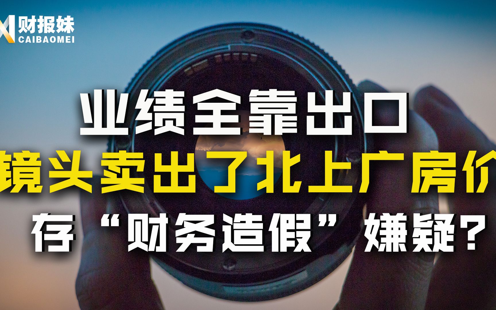 力鼎光电:堪比北上广房价的镜头,利润高过龙头企业,它是否存在财务造假?哔哩哔哩bilibili