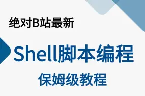 下载视频: 【B站最强小白运维课】2024年【Shell脚本编程系统课程】入门级全套完整课程，Linux云计算运维必备,shell脚本_shell自动化运维！