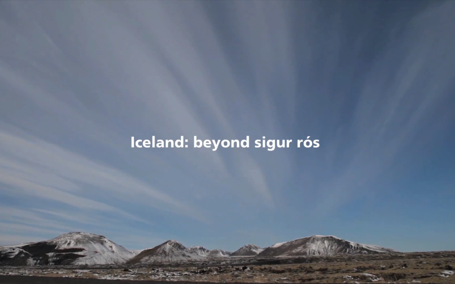 【纪录片】冰岛:不只是Sigur RosIceland Beyond Sigur Ros (Serious Feather, 2011)【英字】哔哩哔哩bilibili