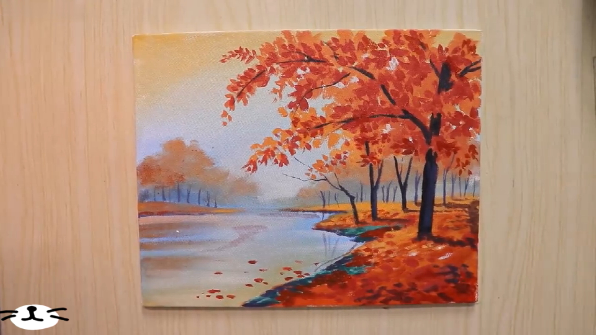 春天季节里的樱花树