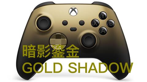 开箱】XBOX手柄特别款暗影鎏金_哔哩哔哩_bilibili