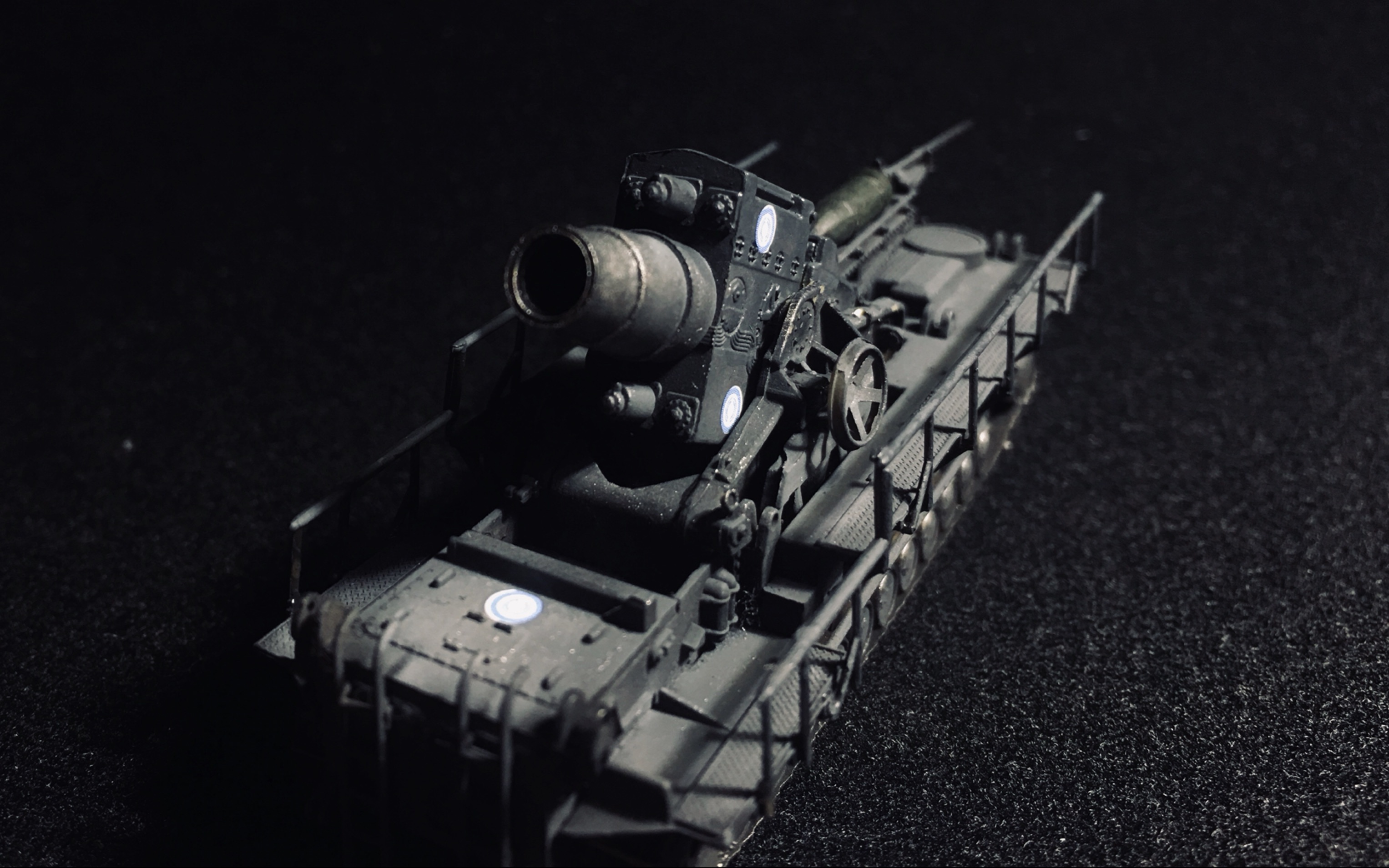 鸟爷的模型第27期制作少女与战车里的卡尔巨炮