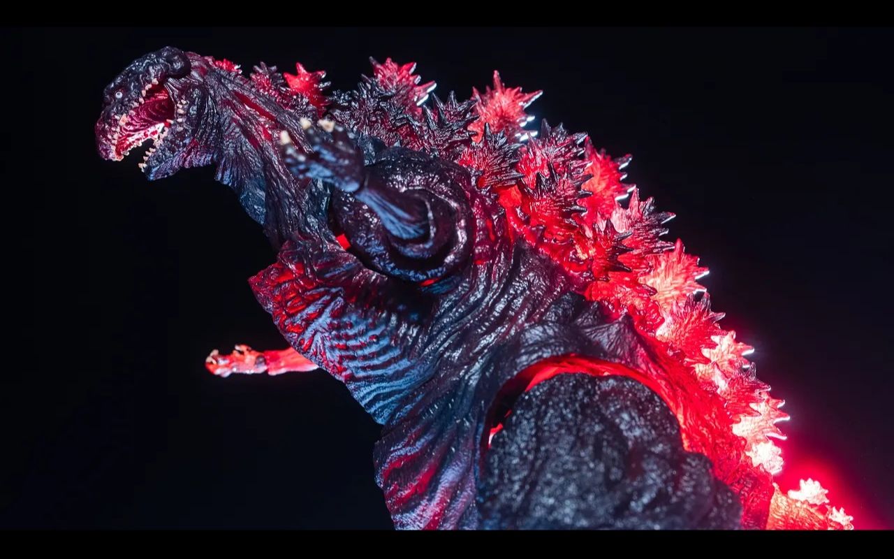 h.monsterarts shm 真哥斯拉 第四型态 (夜战版)