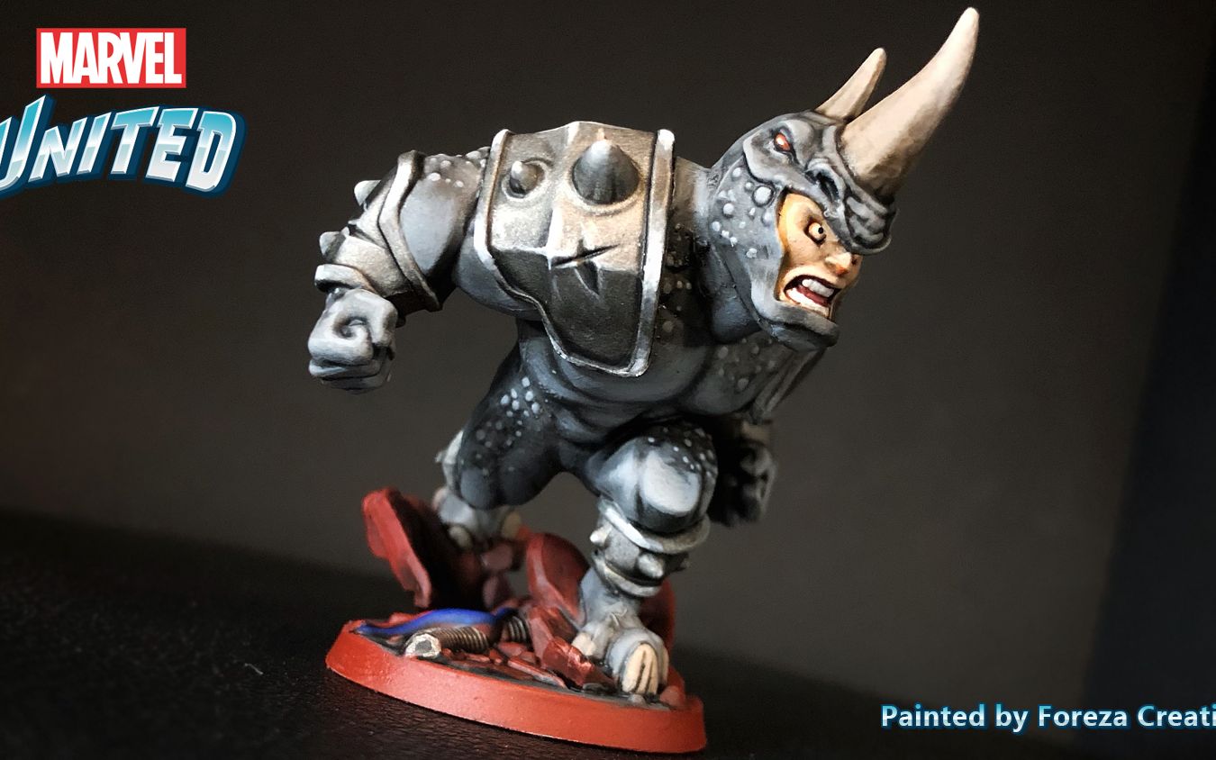 【153桌游】rhino 犀牛人(漫威联合 marvel united)(涂装)