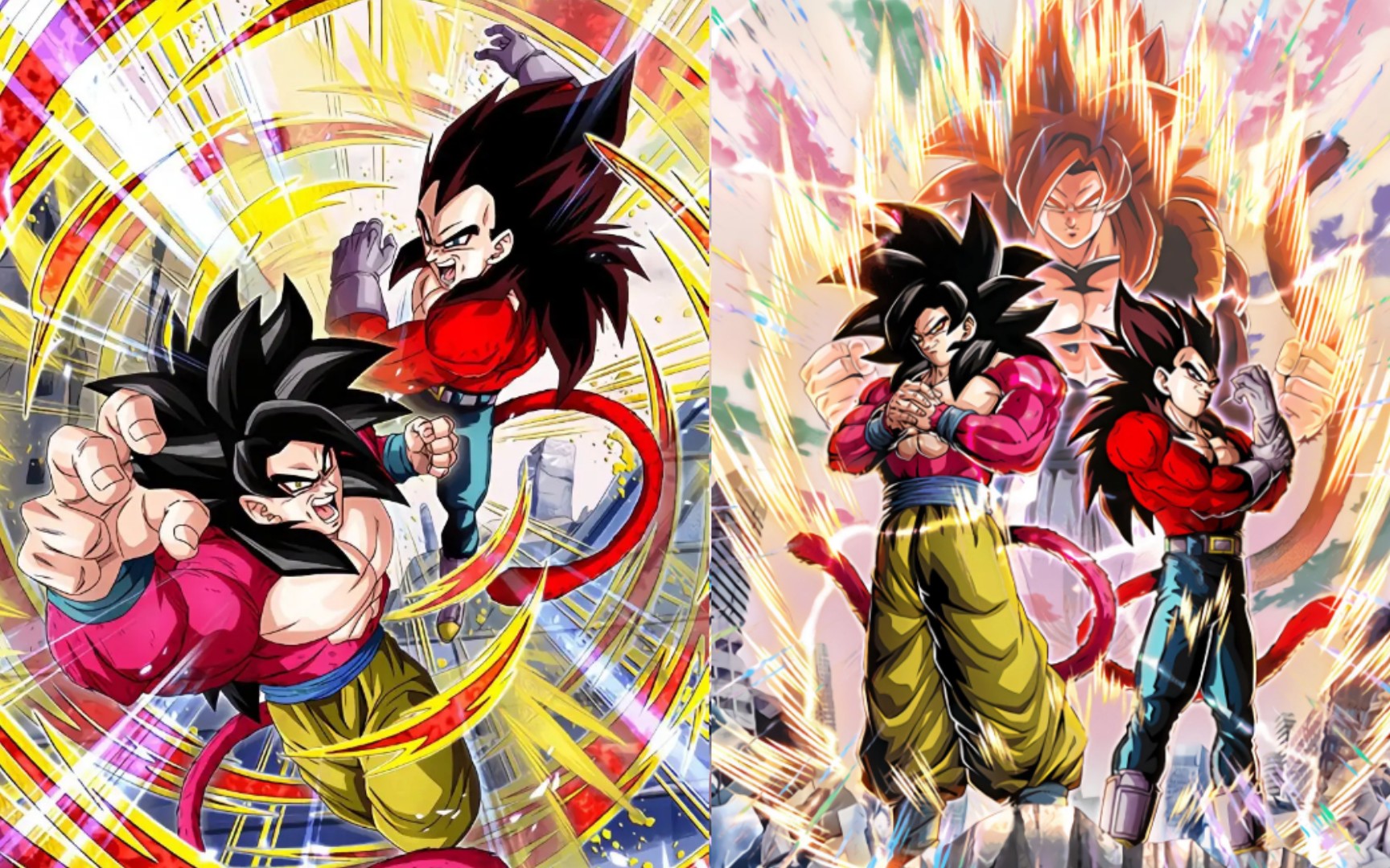 《龙珠激斗》超激斗超赛4·孙悟空&贝吉塔技能,必杀动画