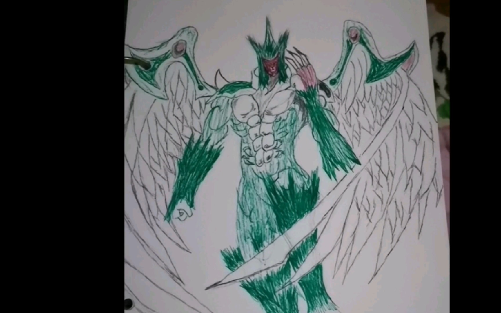 手绘一本游戏王2羽翼侠 崩了 凑个数吧