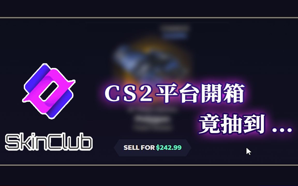 [图]Skin.Club CS2平台網站開箱竟抽到...