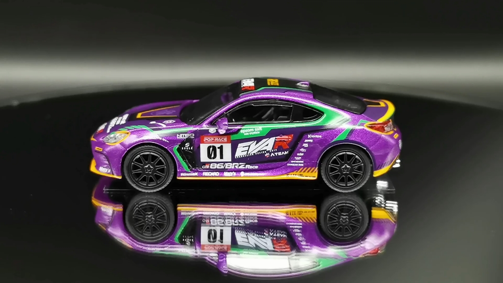 pop race,丰田gr86,eva初号机涂装