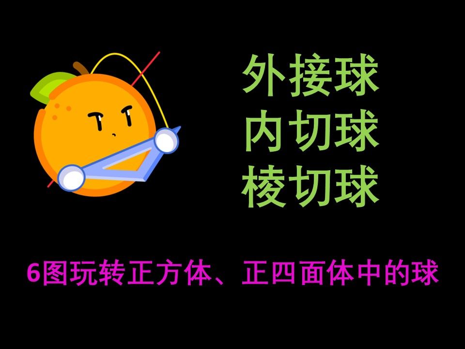 【67数学高考风向标】外接球、内切球、棱切球哔哩哔哩bilibili