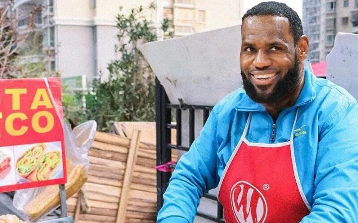 听说最近流行摆摊?看我詹姆斯taco tuesday gigigigigi