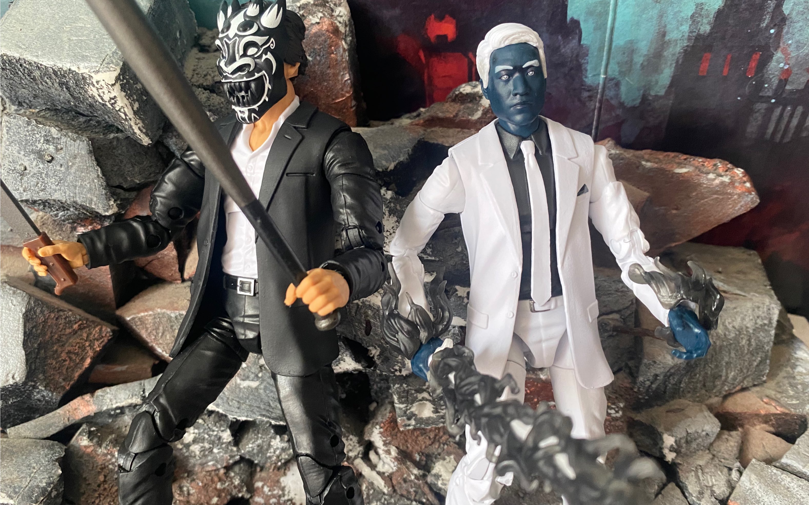 半仙测评之marvel legends底片先生,心魔双人套