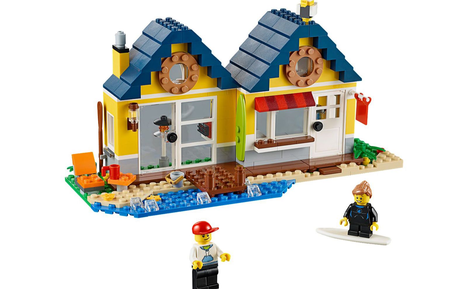 乐高lego 31035 创意百变3合1 海摊小屋 2015速拼评测_哔哩哔哩 (゜-