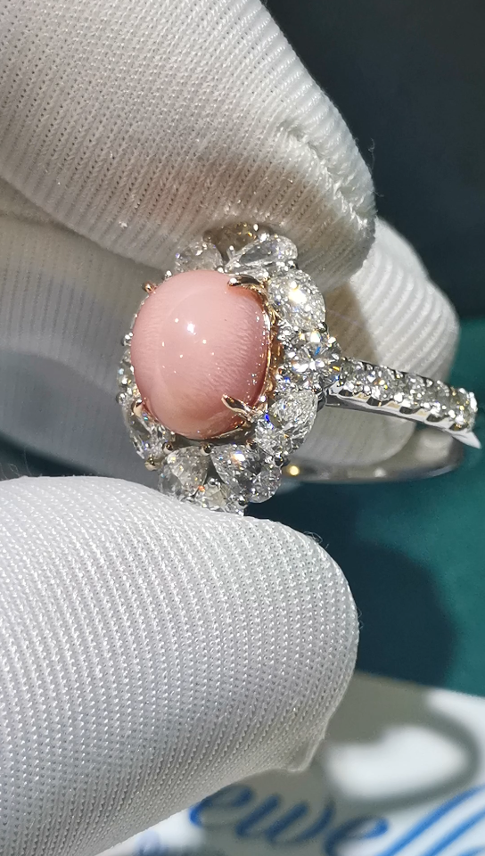 我的第一枚孔克珍珠戒指