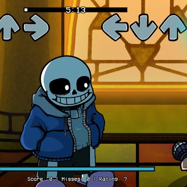 FNF Indie Cross Sans - Sansational (4k) 