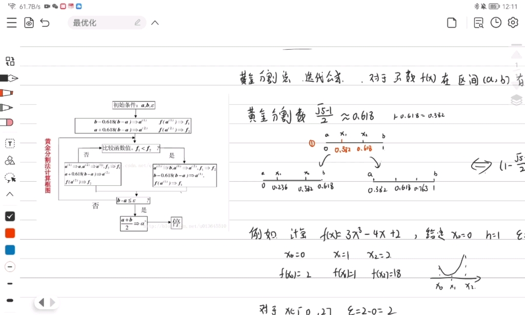 理解并速成《最优化方法黄金分割法》哔哩哔哩bilibili