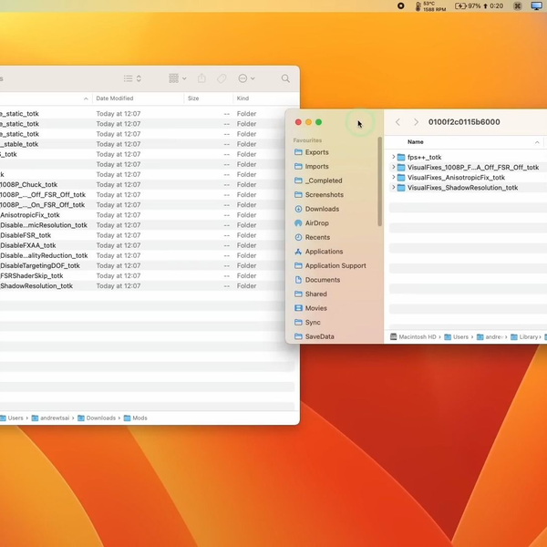 Mac安装着色器软件RyuSAK，可能可以使Ryujinx模拟器运行更流畅_哔哩哔