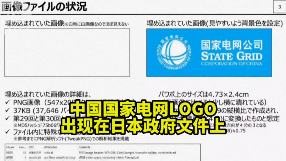 中国国家电网的标志被无意间印在日本政府的文件上,日本官员慌忙道歉哔哩哔哩bilibili