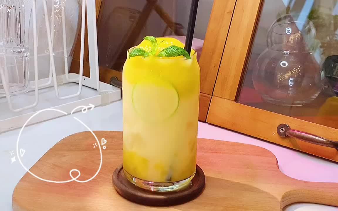 拒绝不了的芒果养乐多冰沙,自己做的就是好喝,你是不是也和我一样喜欢