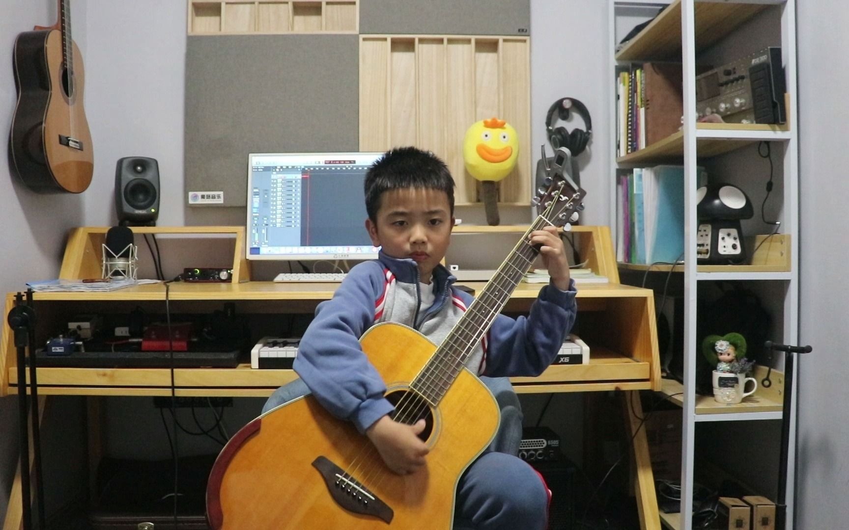 2021帝声杯吉他大赛参赛选手吴宇涵的作品《马拉盖那》