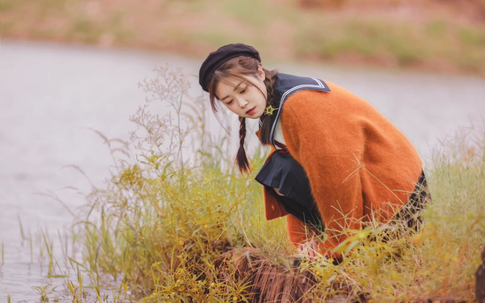 新人人像摄影作品分享x湖边少女