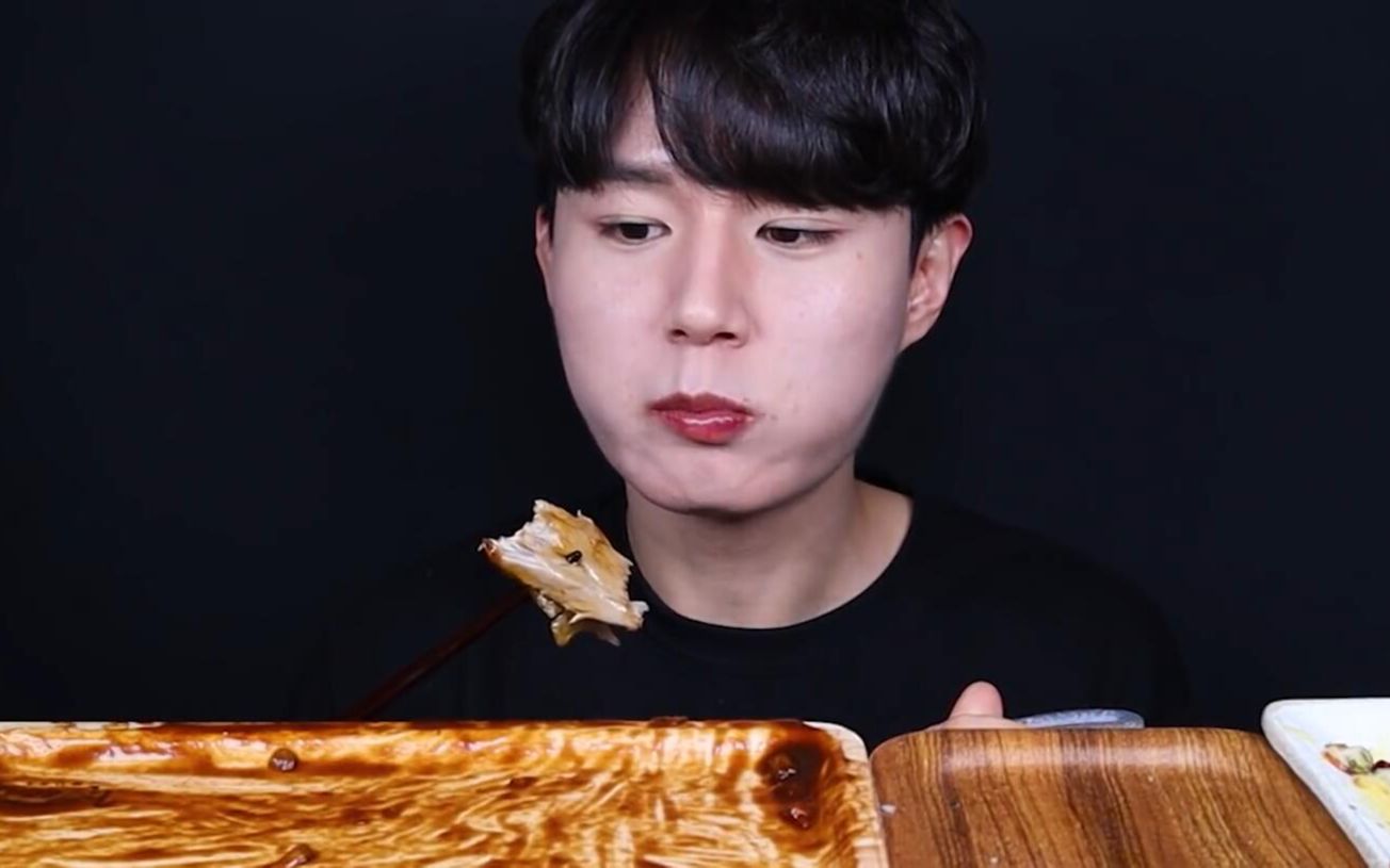 【大口吃播】kgxhwang 糯米糖醋肉芒果奶油虾仁配上