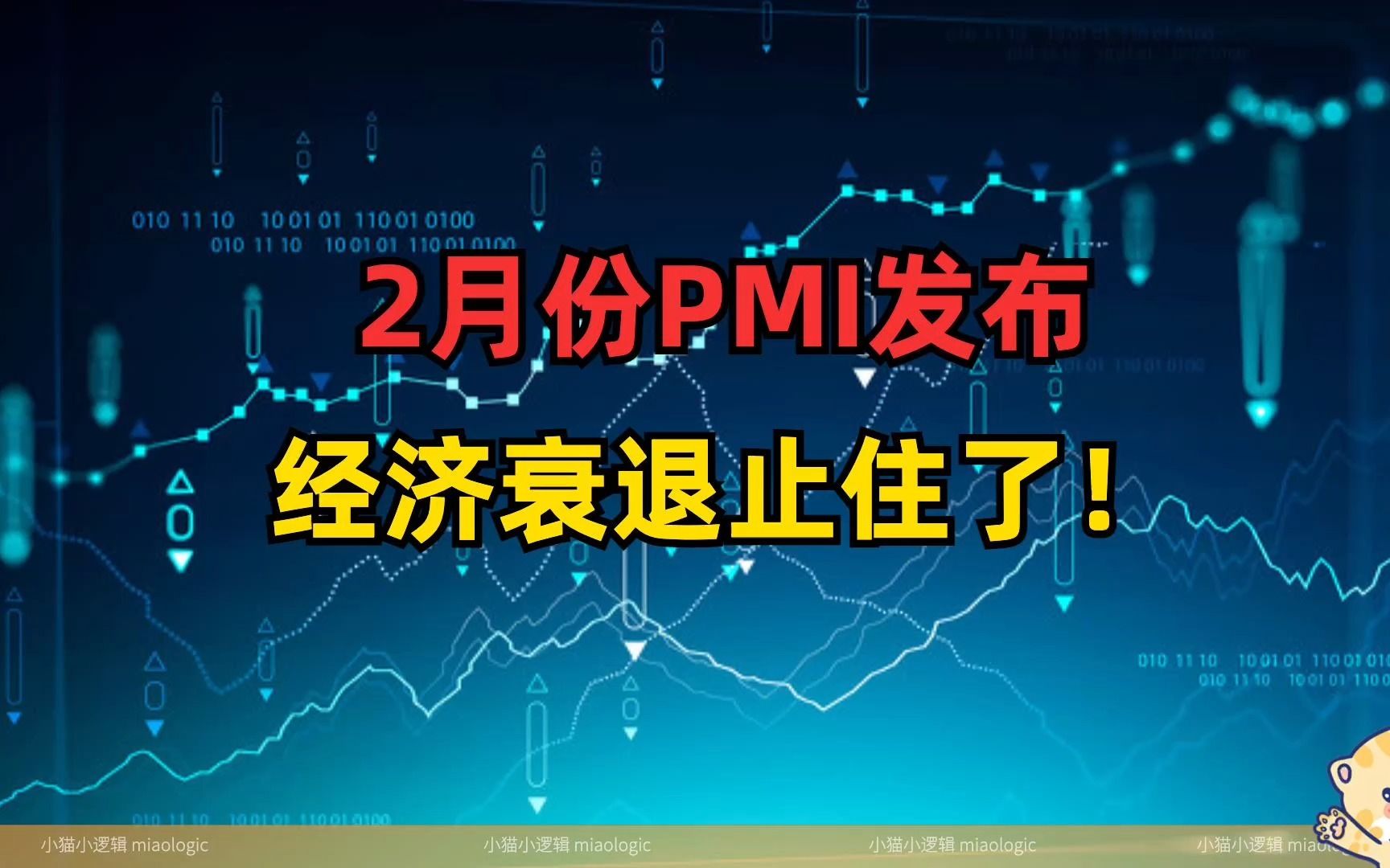 2月份PMI发布,经济衰退止住了!哔哩哔哩bilibili