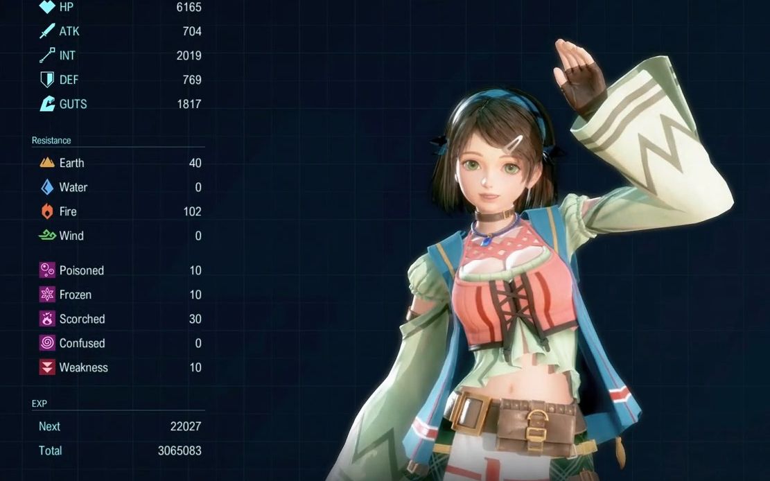 [图]星之海洋6 史上最可爱妹妹 Nina Buff战术参考（Star Ocean The Divine Force Nina）