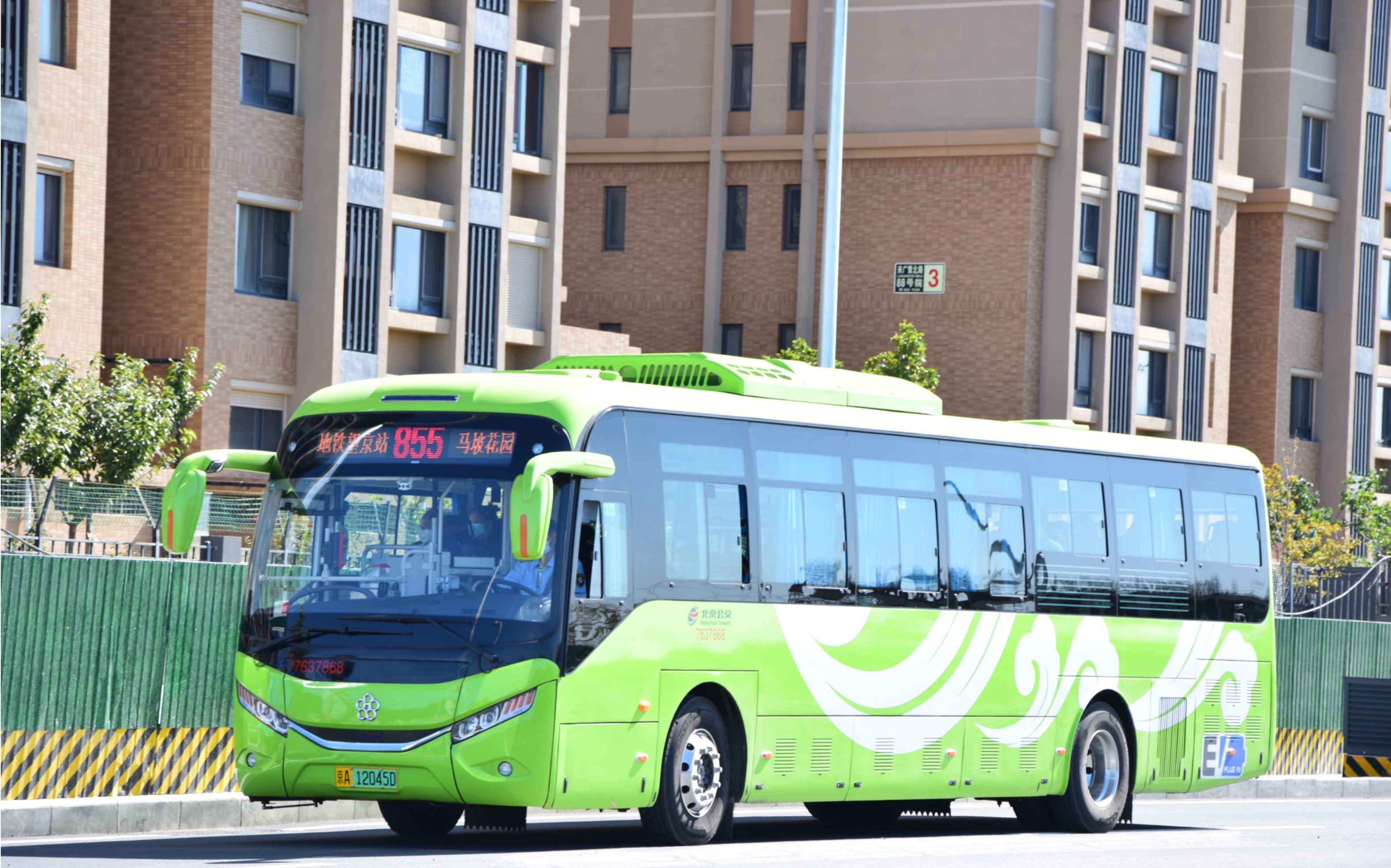 公交pov159北京公交855路原速马坡花园地铁望京方向第一视角前方行车