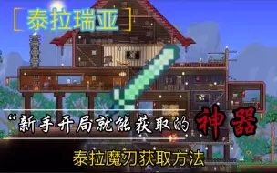 Download Video: 【泰拉瑞亚】开局就能获得的新手神器，2分钟教你快速找到！