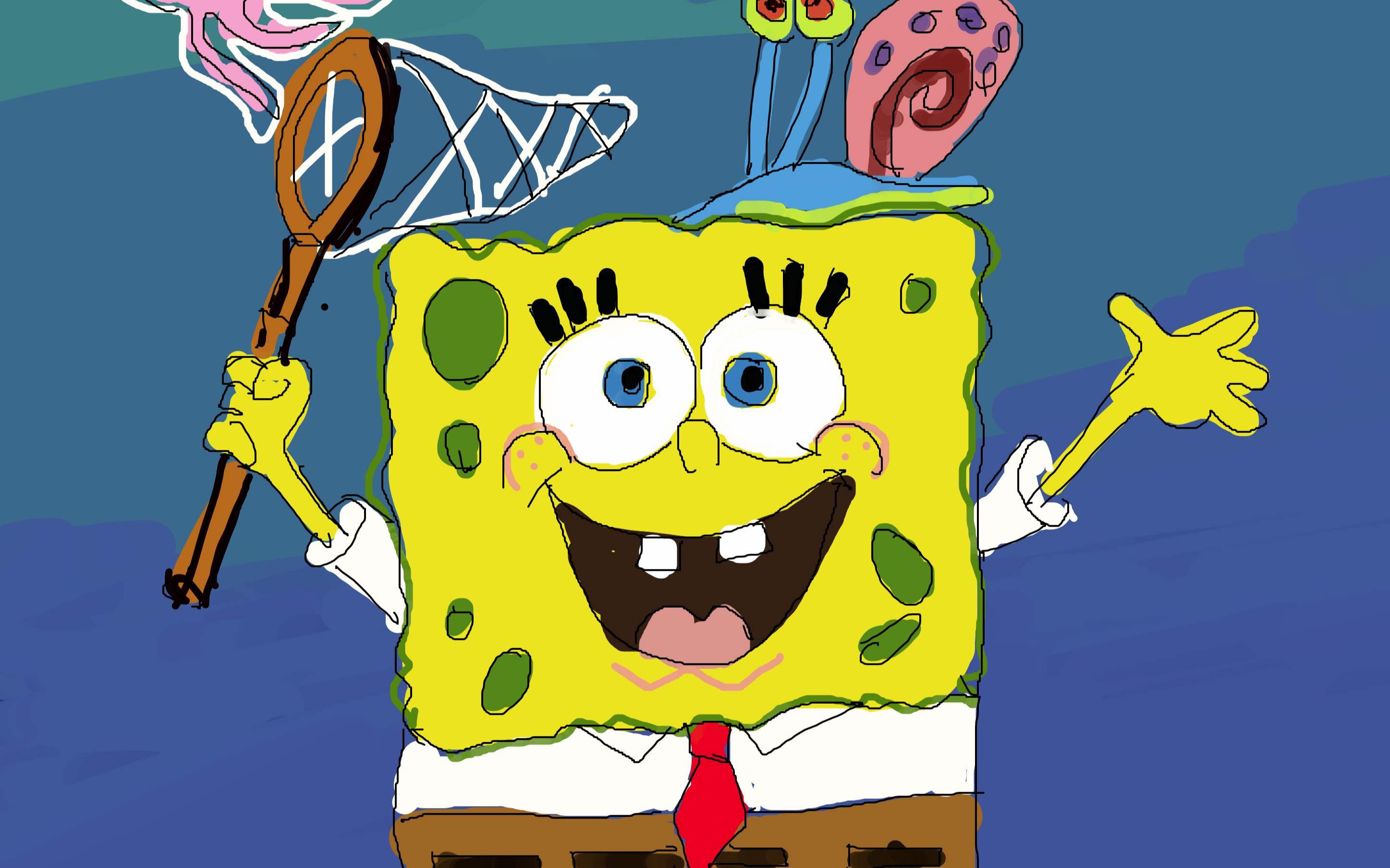 儿童画 | 海绵宝宝