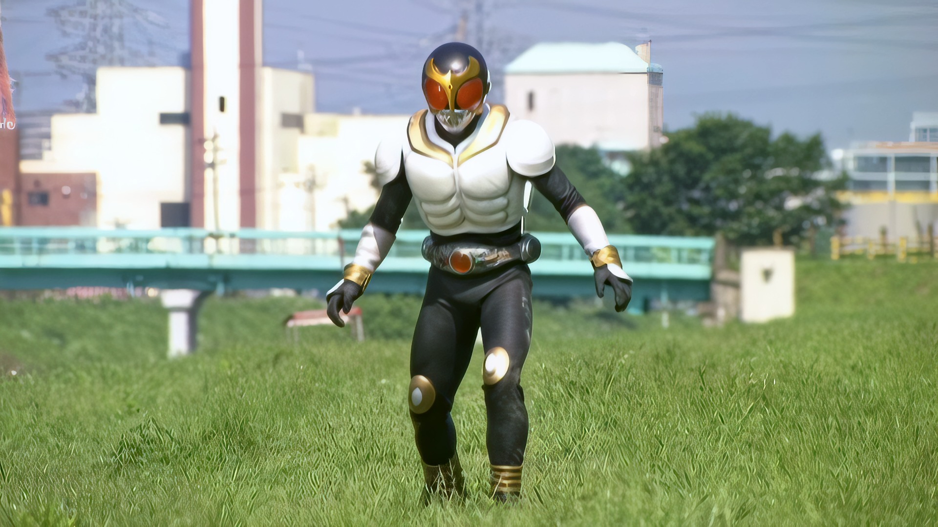 假面骑士kuuga—果然初生形态的空我连骑士踢都得用三次才能干掉敌人