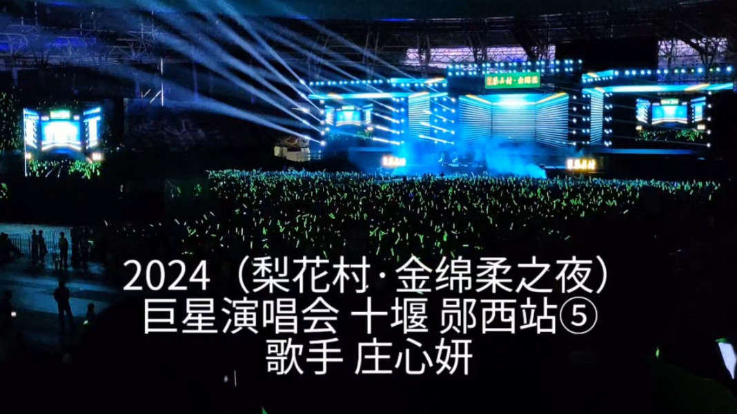 2024(梨花村·金绵柔之夜)巨星演唱会 十堰郧西站⑤ 歌手 庄心妍