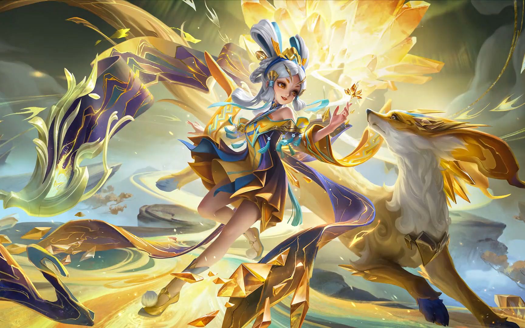 小乔兔年限定【山海琳琅生】超炫特效展示 这个传说整体都不错