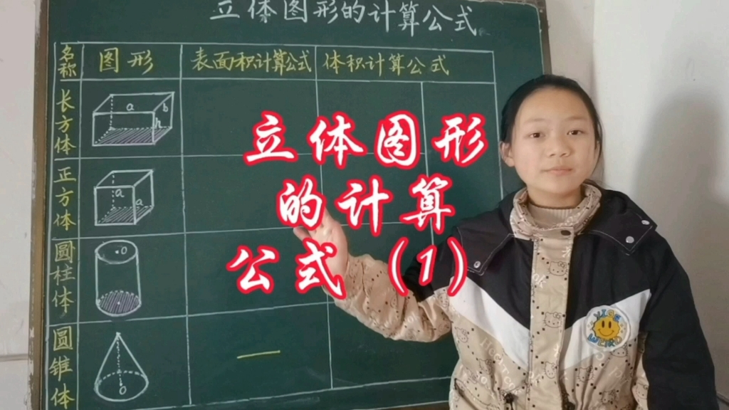 [图]立体图形的计算公式，小学数学总复习