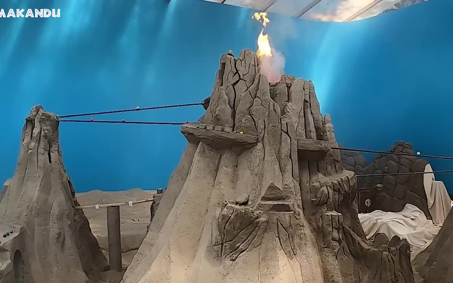 小球勇闯火山岛 儿童益智手工玩具