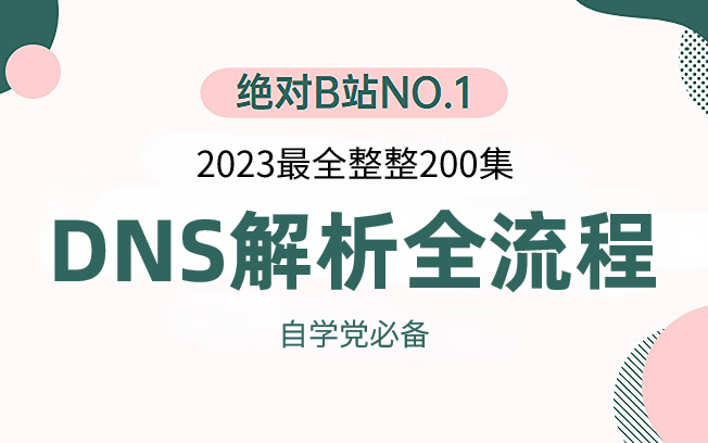 80%人都要懂的网络知识 DNS解析全流程 企业级LNMP黄金架构讲解(持续更新中......)哔哩哔哩bilibili