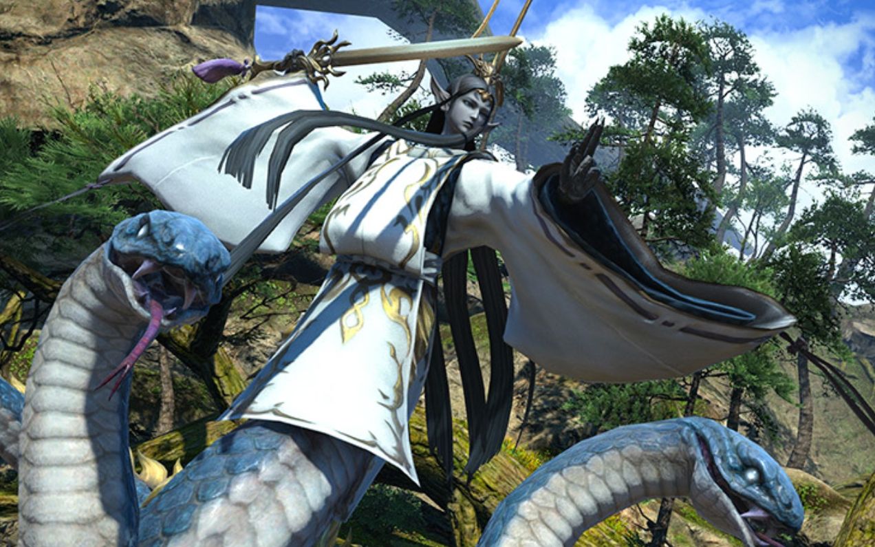 ff14极青龙伐木手柄学者