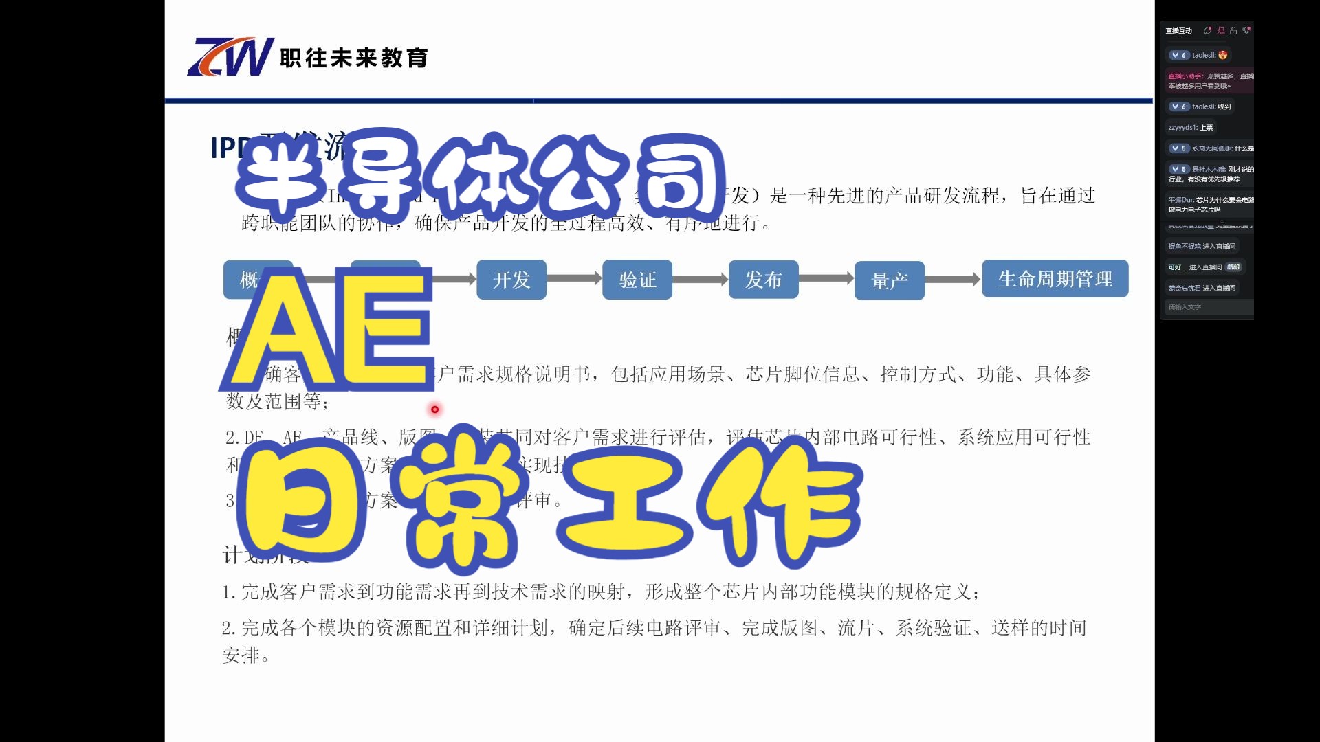 半导体公司AE岗位日常工作分享!哔哩哔哩bilibili