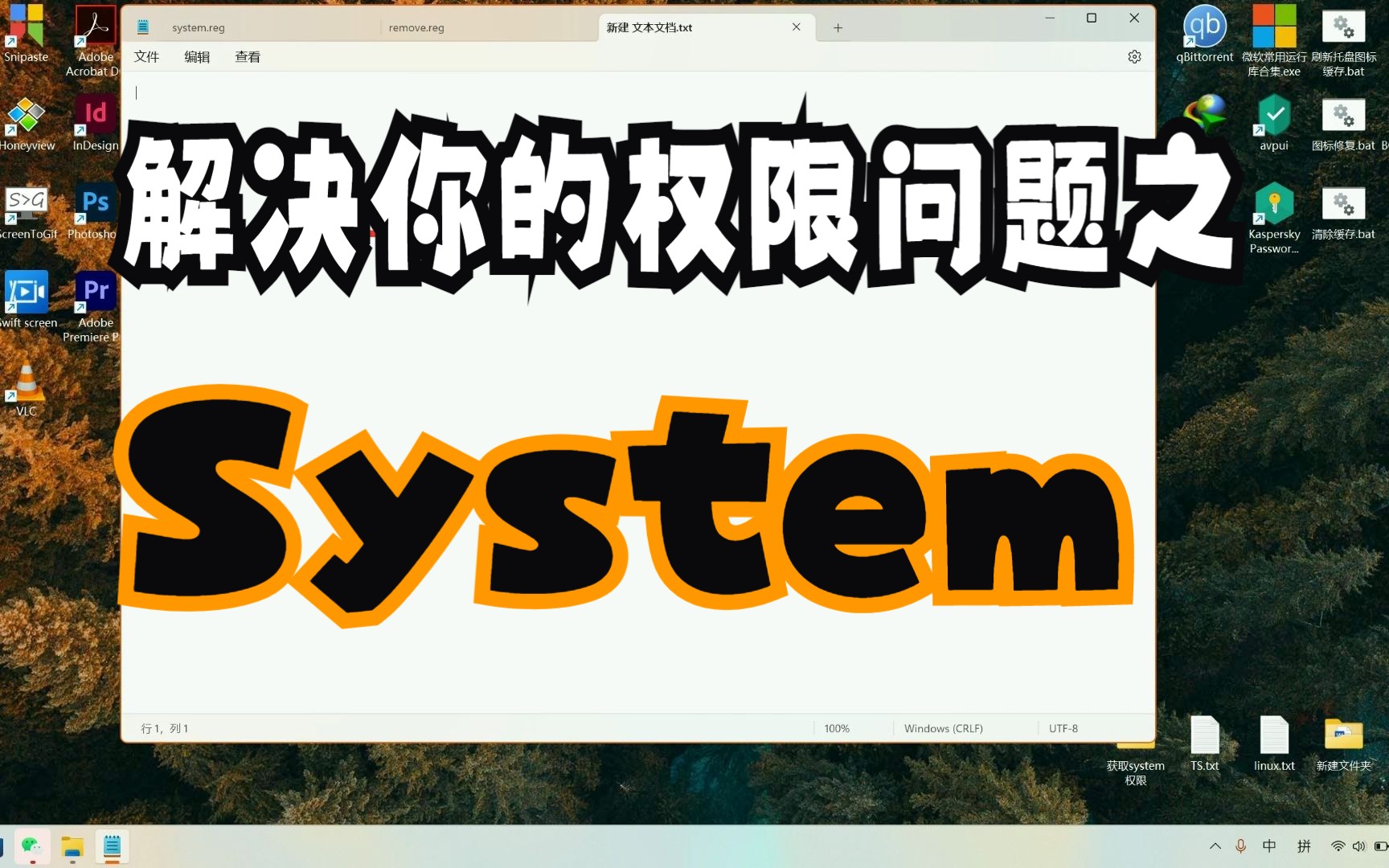 获取system(超级管理员)权限哔哩哔哩bilibili