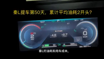 Download Video: 秦L提车第50天，普通上班族的行车油耗和用车成本