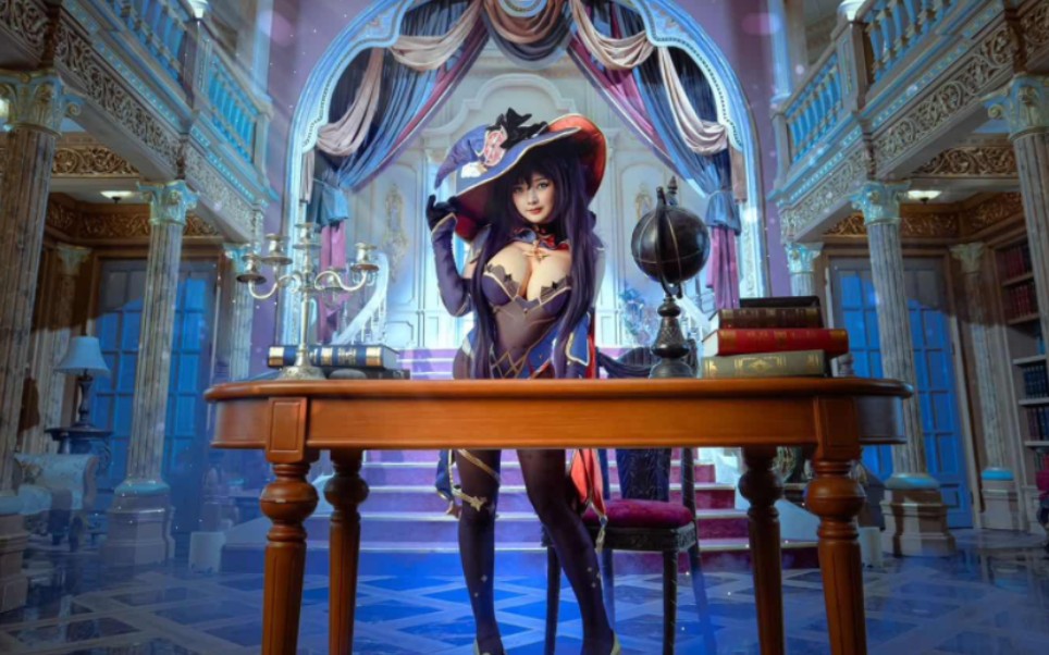 梅姬斯图斯卿莫娜真人cos命运在此显现