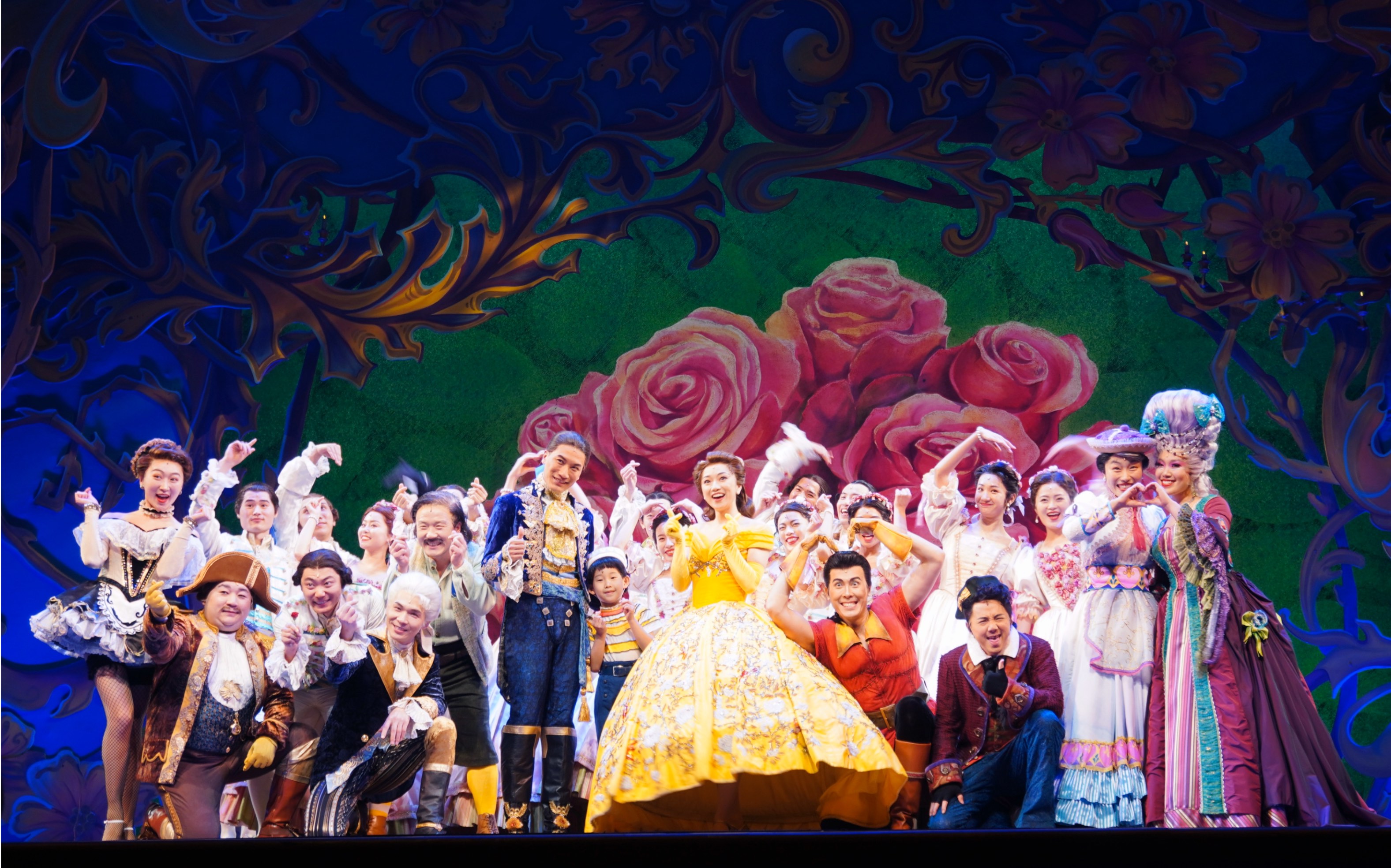 迪士尼音乐剧美女与野兽20200105500场特别纪念版谢幕中英文版beauty