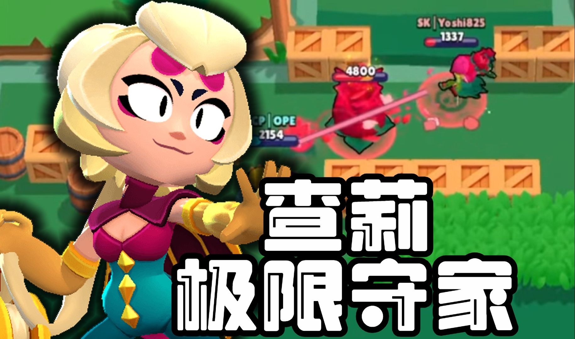 查莉极限守家!【荒野乱斗幽寂】