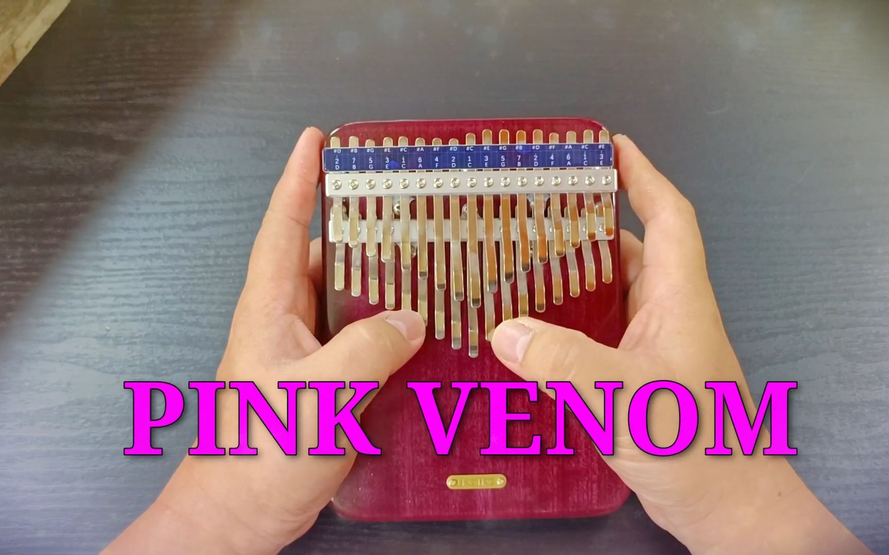 【拇指琴】blackpink最新回归曲pink venom 卡林巴改编翻弹(附简谱)