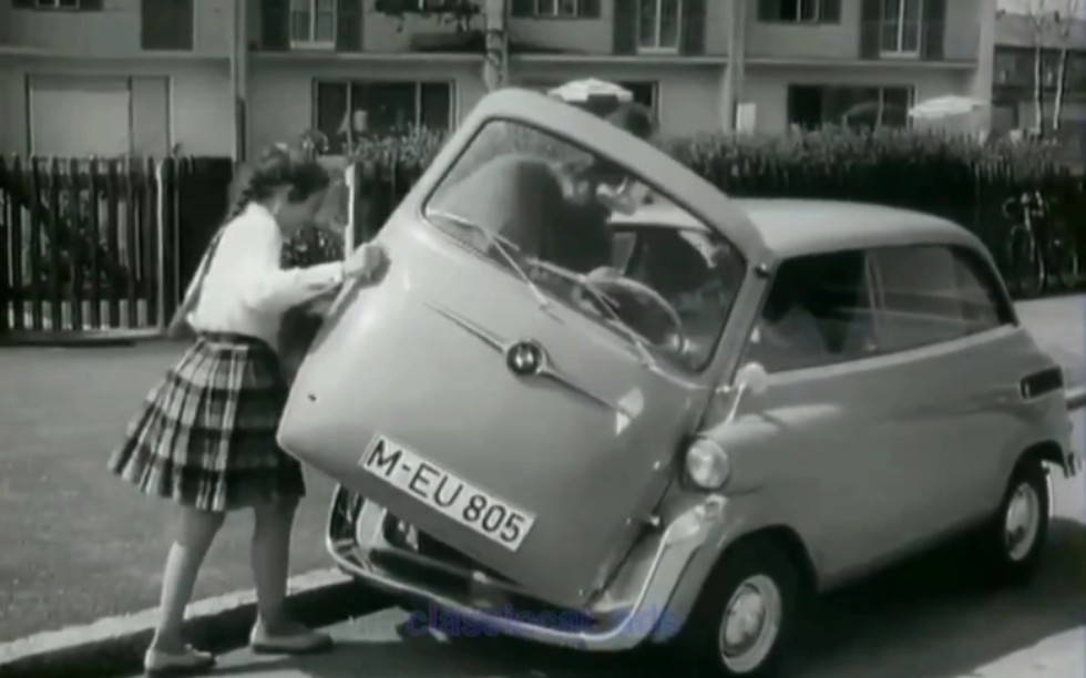 【红脖子看车】1956 BMW Isetta 宝马蛋 广告哔哩哔哩bilibili