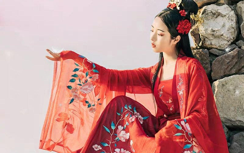 【花朝记汉服】上林花锦4.5米摆转圈圈