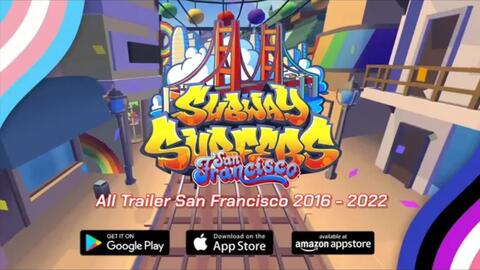 Subway Surfers World Tour - San Francisco Trailer  Visit the colorful  Subway tracks of San Francisco! Meet Jenny, the peace loving surfer, and  show off on the new Groovy board! Update