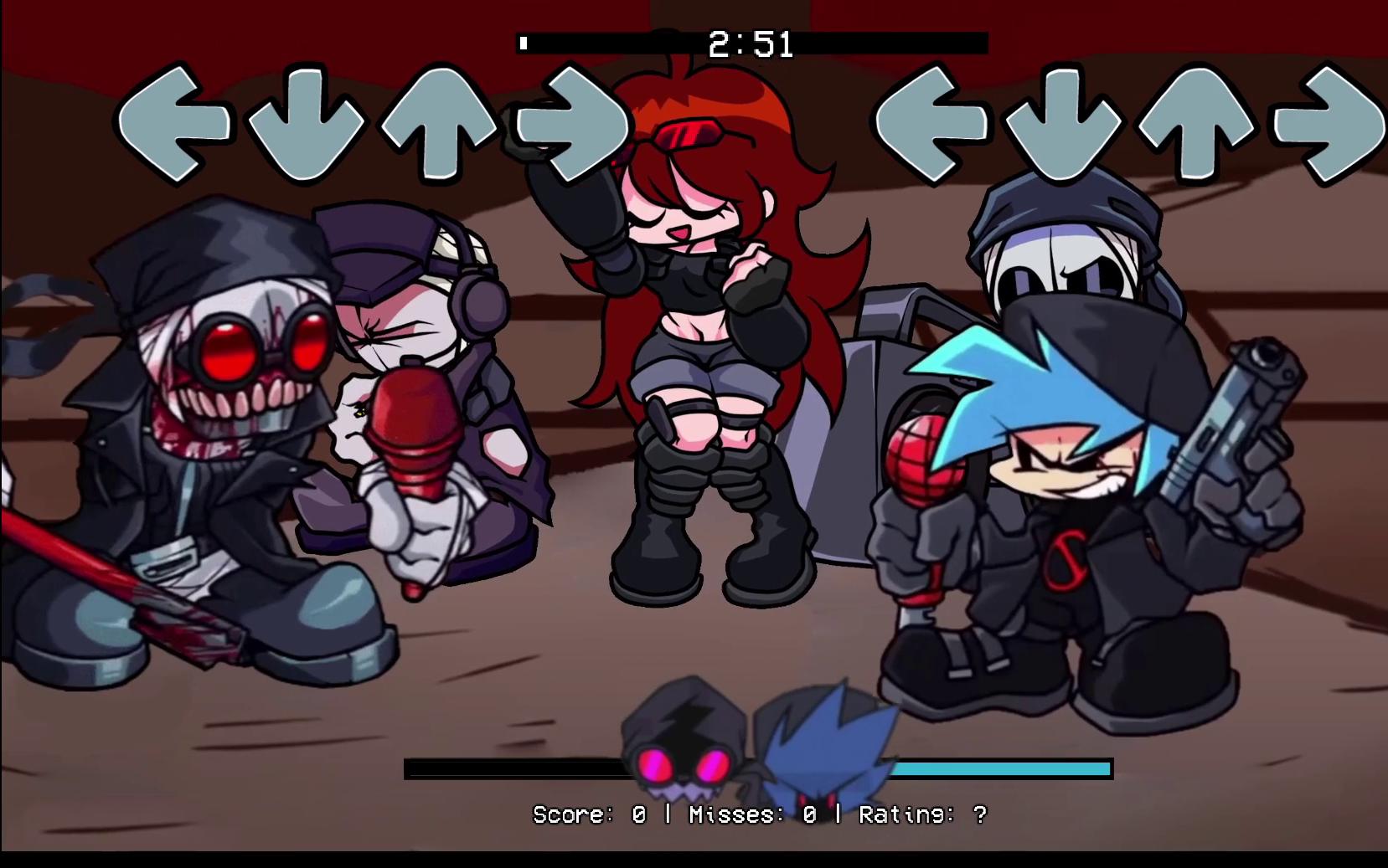 活动作品fnf模组agentbfvshankgunfight